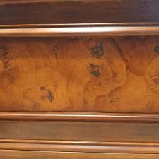 Faux burl panel small and wood grained walls